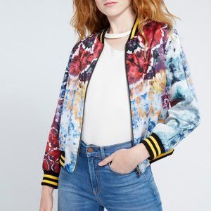 Alice + Olivia Multicolor Bomber Jacket